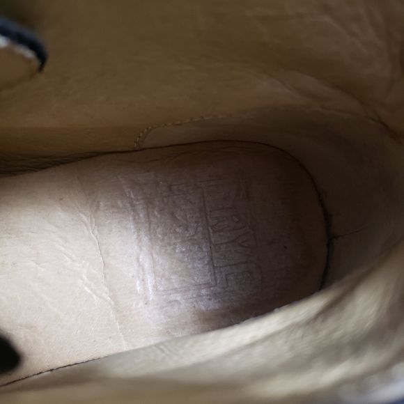 Frye Phillip Chukka Leather Ankle Boots Black Shoes Lace Up Size 6B - Picture 2 of 16